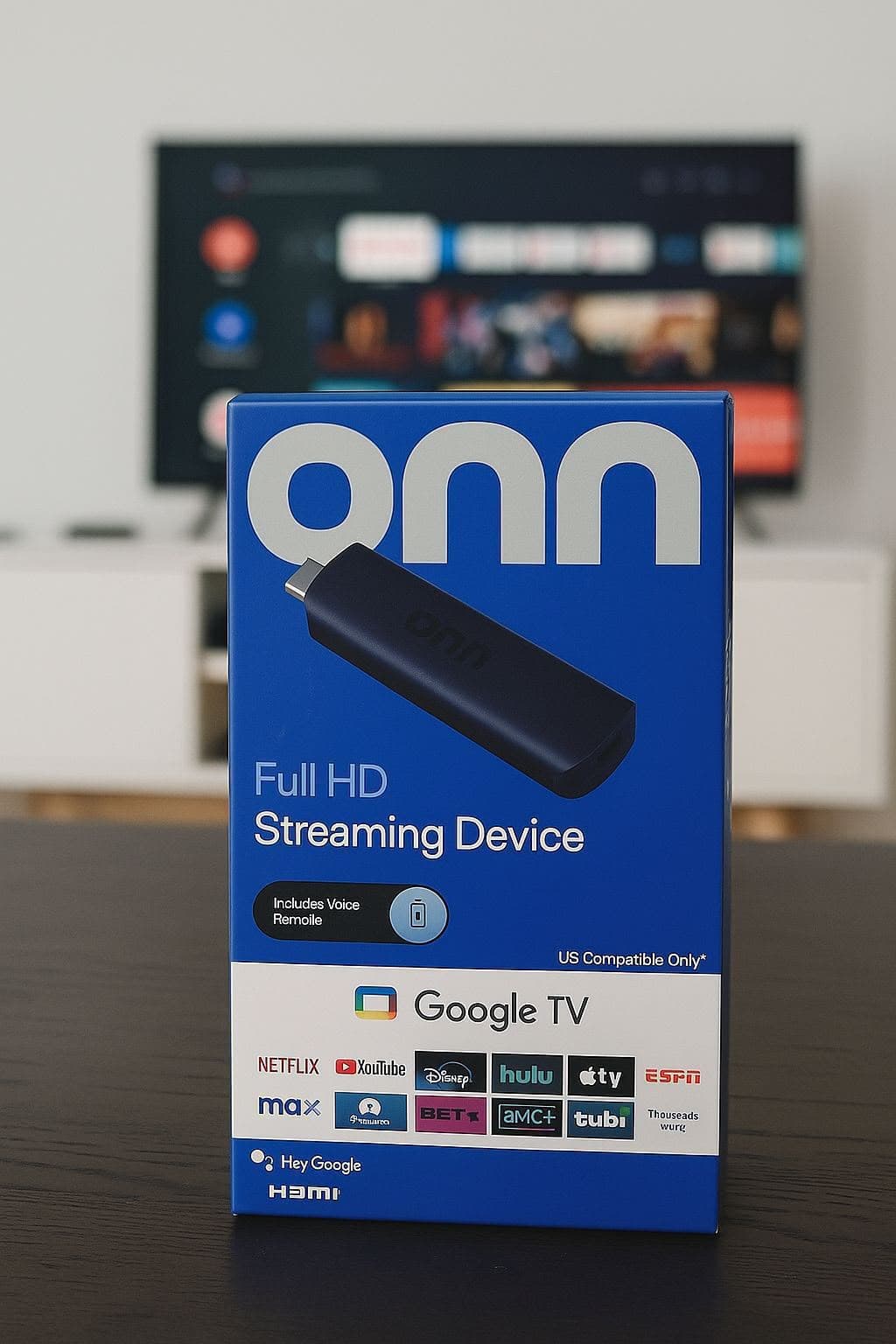 Onn Full HD Streaming Device con Google TV