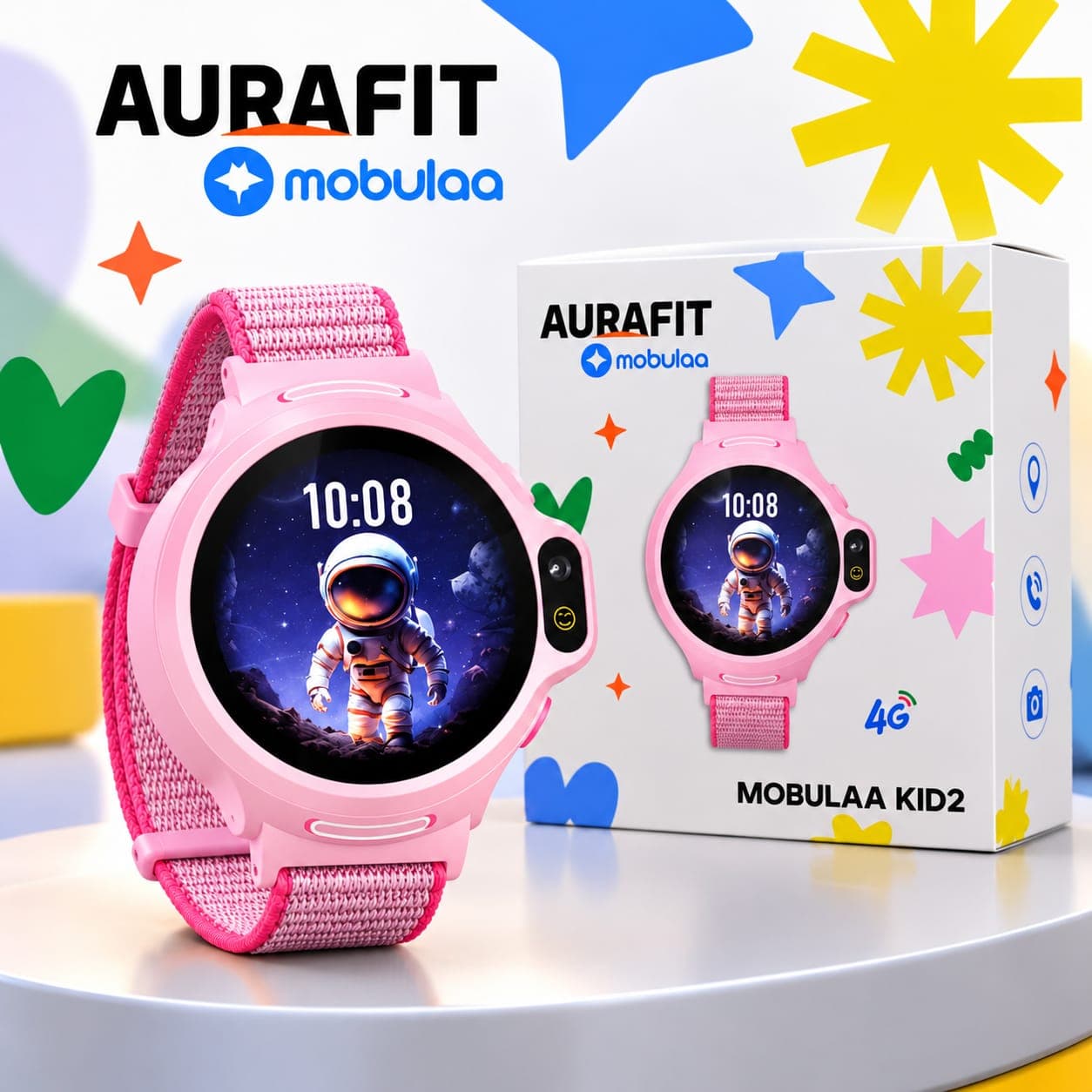 Smartwatch Infantil AuraFit Kid2 con GPS, Llamadas y Videollamadas 4G — imagen 1 de 2