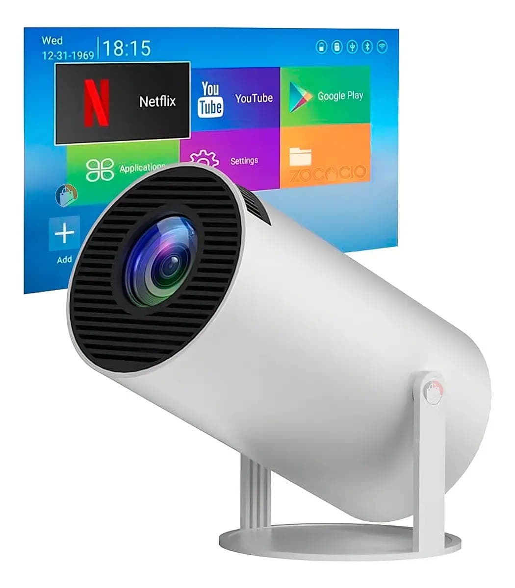 Proyector Smart Portátil HY300 con Android 11, WiFi y Bluetooth — imagen 1 de 2