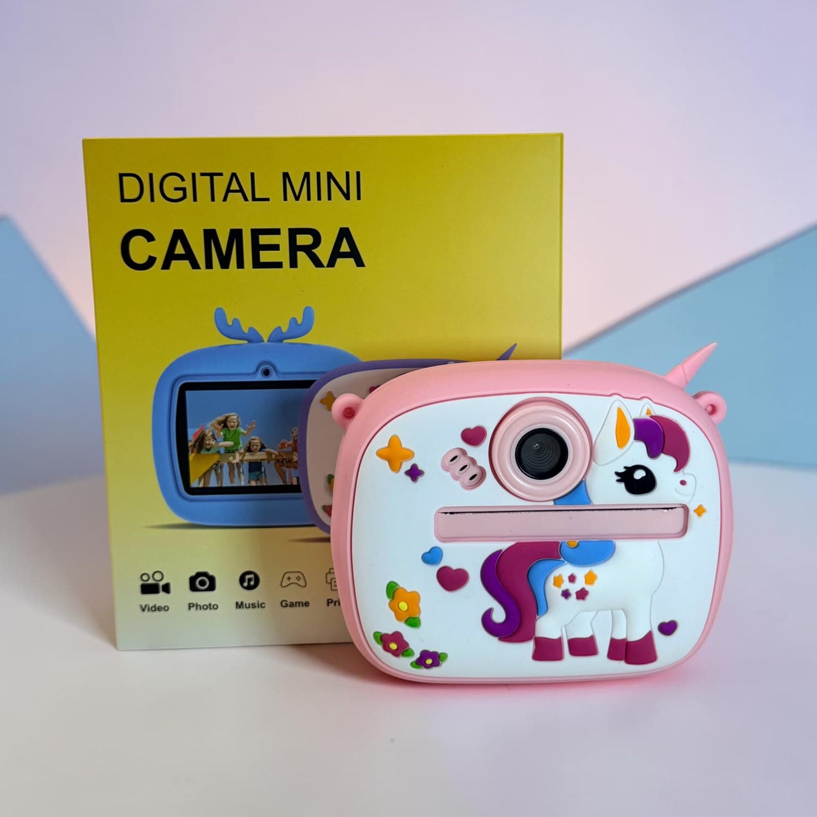 Cámara Digital Instantánea para Niños con Impresión B/N y Diseños Divertidos — imagen 1 de 4